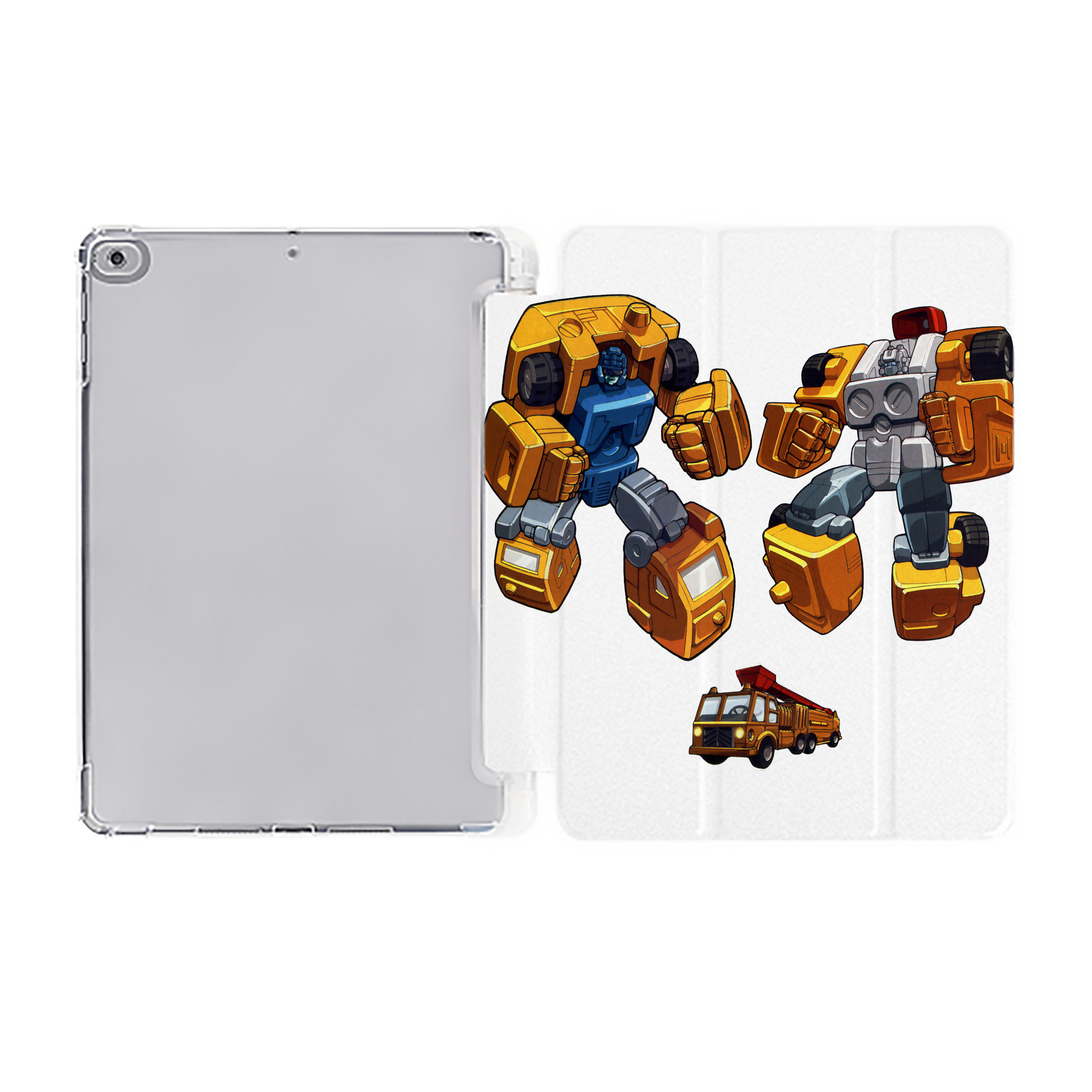 （画像用）  IPad ケース ペン収納付き 三つ折りスタンド PUレザー×シリコン 対応機種9.5/10.5/10.9インチ